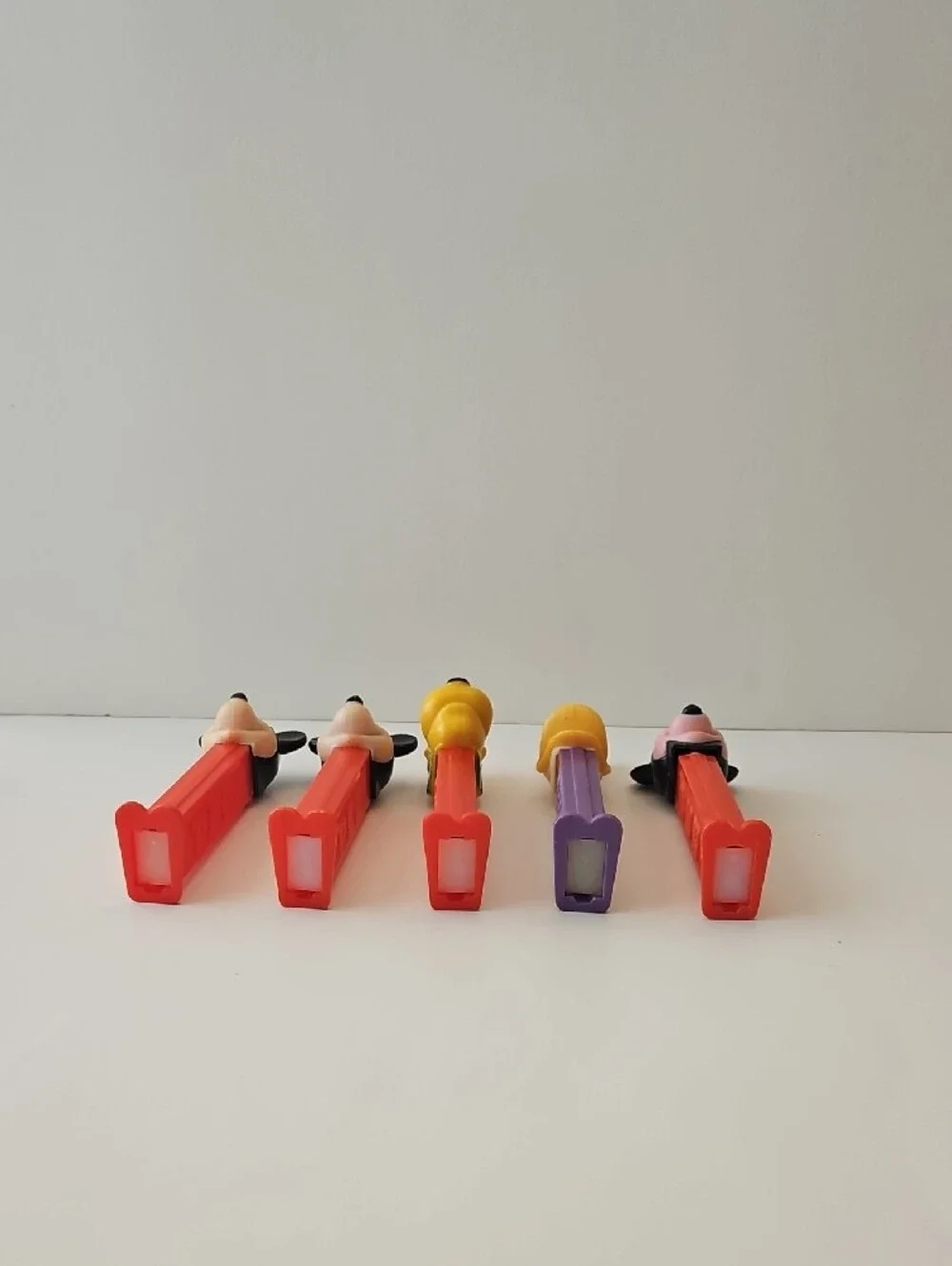 Disney PEZ Dispensers Set - Red & Purple Stems